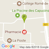 carte de la Pharmacie des Capucins