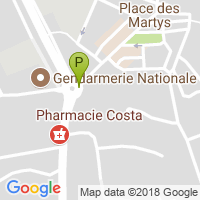 carte de la Pharmacie Perez