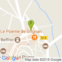 carte de la Pharmacie de Grignan