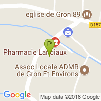 carte de la Pharmacie Lanciaux