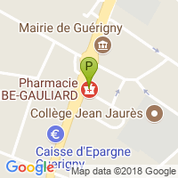 carte de la Pharmacie Gibe Gauliard