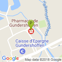 carte de la Pharmacie de Gundershoffen