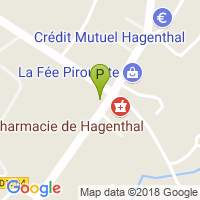 carte de la Pharmacie de Hagenthal