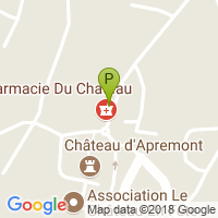 carte de la Pharmacie du Chateau