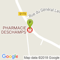 carte de la Pharmacie Deschamps