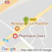 carte de la Pharmacie Giers