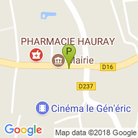 carte de la Pharmacie Hauray
