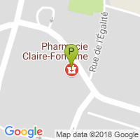 carte de la Pharmacie Claire Fontaine