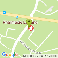 carte de la Pharmacie Leblanc