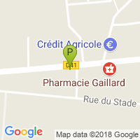 carte de la Pharmacie Gaillard