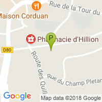 carte de la Pharmacie d'Hillion