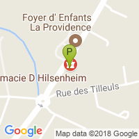 carte de la Pharmacie d'Hilsenheim