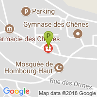 carte de la Pharmacie des Chenes