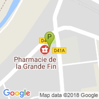 carte de la Pharmacie de la Grande Fin