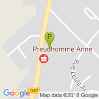 carte de la Pharmacie Preudhomme Anne