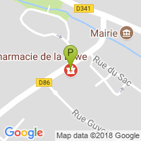 carte de la Pharmacie de la Lawe