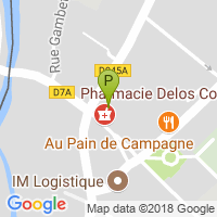 carte de la Pharmacie Delos