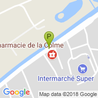 carte de la Pharmacie de la Colme