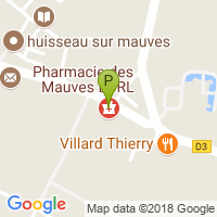 carte de la Pharmacie des Mauves