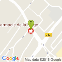 carte de la Pharmacie de la Plage