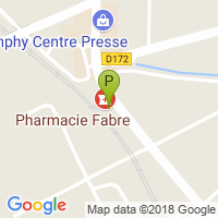 carte de la Pharmacie Fabre