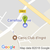 carte de la Pharmacie du Carrefour