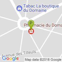 carte de la Pharmacie du Domaine