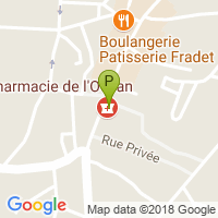 carte de la Pharmacie de l'Ocean