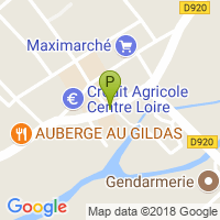 carte de la Pharmacie de l'Aubois