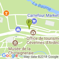 carte de la Pharmacie de la Beaume