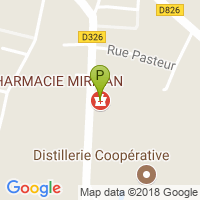 carte de la Pharmacie Mirman