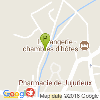 carte de la Pharmacie de Jujurieux