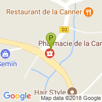 carte de la Pharmacie de la Canner