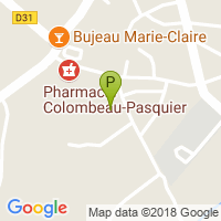 carte de la Pharmacie Colombeau Pasquier