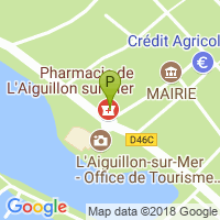 carte de la Pharmacie de l'Aiguillon