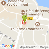 carte de la Pharmacie de Fromentine