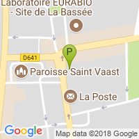 carte de la Pharmacie Syssau Salingue