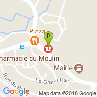 carte de la Pharmacie du Moulin