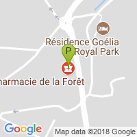 carte de la Pharmacie de la Foret