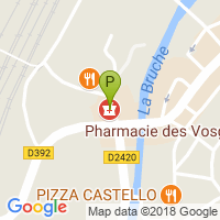 carte de la Pharmacie des Vosges