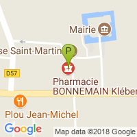 carte de la Pharmacie Bonnemain