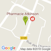 carte de la Pharmacie Atkinson