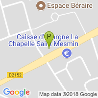 carte de la Pharmacie Espace Beraire