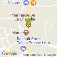 carte de la Pharmacie de la Chapelle