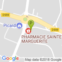 carte de la Pharmacie Sainte Marguerite