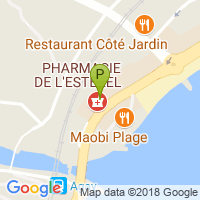 carte de la Pharmacie de l'Esterel