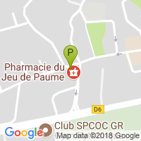 carte de la Pharmacie du Jeu de Paume