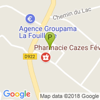 carte de la Pharmacie Cazes Fevrier