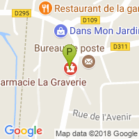 carte de la Pharmacie de la Graverie