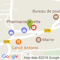 carte de la Pharmacie Rivette